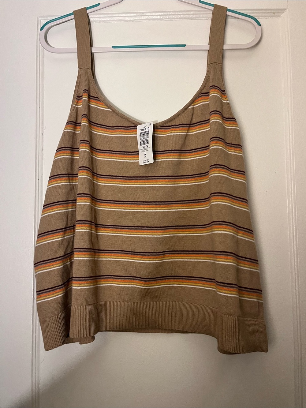 4X Torrid Crop Sweater Tank